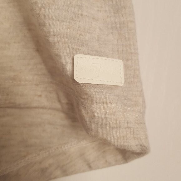 7 for all mankind cold shoulder shirt white - Picture 2 of 4